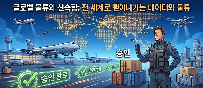 개인통관고유부호 입력 후 신속한 통관 및 배송 과정