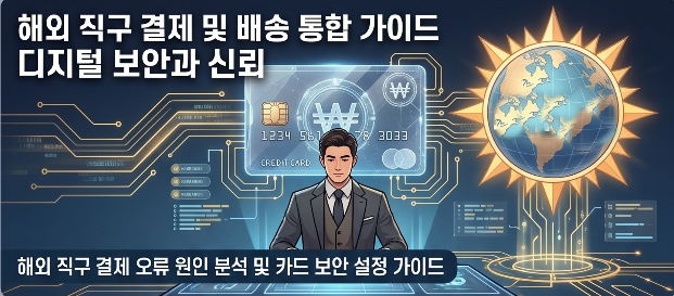 해외 직구 결제 오류 원인 분석 및 카드 보안 설정 가이드