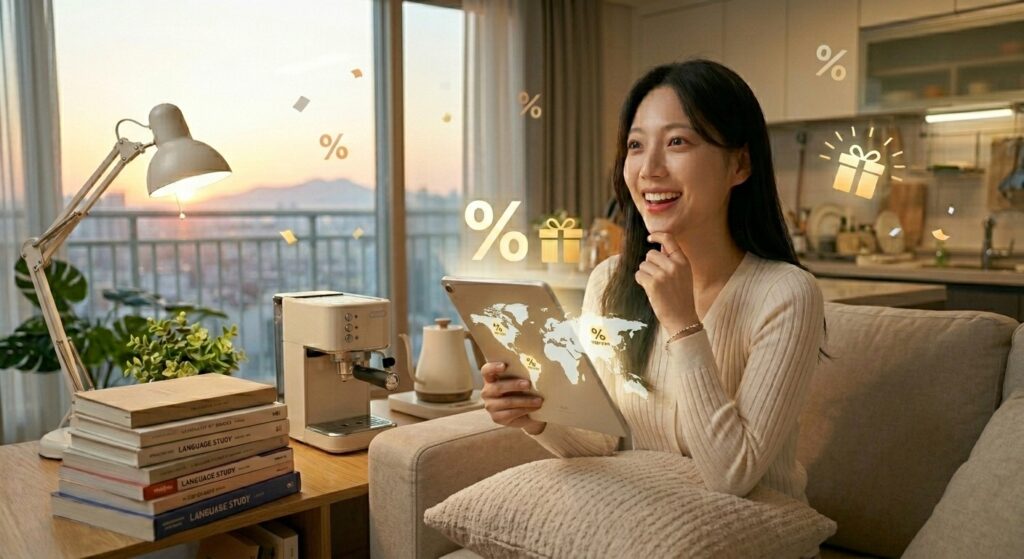 아고다 4월 할인코드 최저가 예약 및 지도 비교 화면